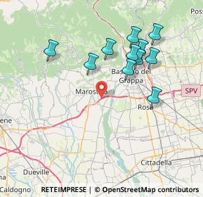 Mappa Strada SS. Fortunato e Lazzaro, 36063 Marostica VI, Italia (7.31364)