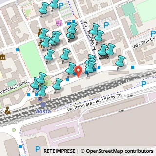 Mappa Avenue Georges Carrel, 11100 Aosta AO, Italia (0.10357)