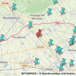 Mappa Via Piavesella, 31040 Trevignano TV, Italia (6.919)