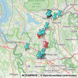 Mappa Via Giuseppe Saragat, 21040 Sumirago VA, Italia (8.07529)