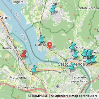 Mappa Via del Golfo, 21018 Sesto Calende VA, Italia (2.75917)