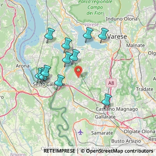 Mappa Via Mascagni Pietro, 21029 Vergiate VA, Italia (7.29083)