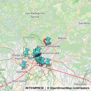 Mappa Via Grumello, 24022 Alzano lombardo BG, Italia (6.97538)