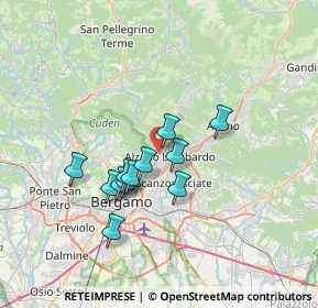 Mappa Via Grumello, 24022 Alzano lombardo BG, Italia (5.525)