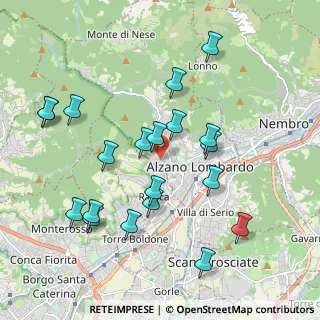 Mappa Via Grumello, 24022 Alzano lombardo BG, Italia (2.036)