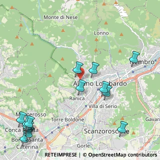 Mappa Via Grumello, 24022 Alzano lombardo BG, Italia (2.92429)