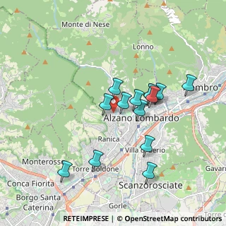 Mappa Via Grumello, 24022 Alzano lombardo BG, Italia (1.57071)