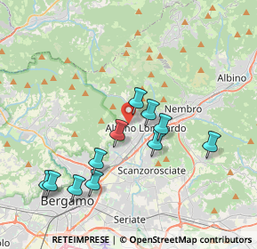 Mappa Via Grumello, 24022 Alzano lombardo BG, Italia (3.71818)