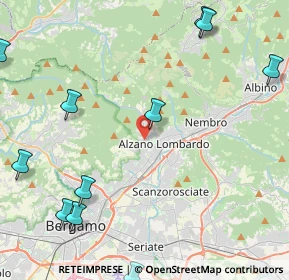 Mappa Via Grumello, 24022 Alzano lombardo BG, Italia (6.57385)