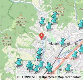 Mappa Via Grumello, 24022 Alzano lombardo BG, Italia (1.388)