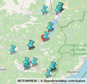 Mappa Via Lungolago Italia, 25074 Idro BS, Italia (9.1995)