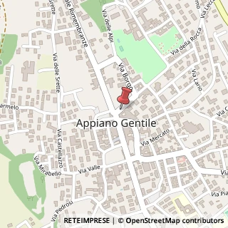 Mappa Via Giuseppe Grilloni, 6, 22070 Appiano Gentile, Como (Lombardia)