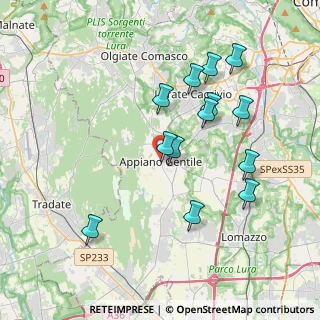 Mappa 22070 Appiano Gentile CO, Italia (3.67846)