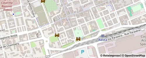 Mappa Aosta
