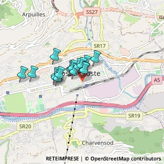 Mappa Via Trottechien, 11100 Aosta AO, Italia (0.55471)