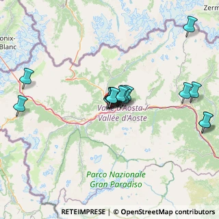 Mappa Via Trottechien, 11100 Aosta AO, Italia (13.29)