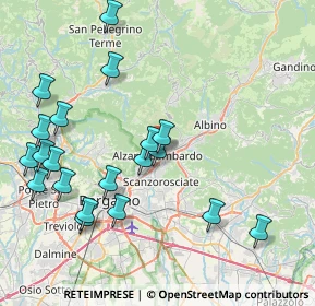 Mappa Via Capitano G. Grazioli, 24022 Alzano Lombardo BG, Italia (9.0665)