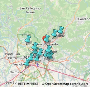 Mappa Via Capitano G. Grazioli, 24022 Alzano Lombardo BG, Italia (5.73929)