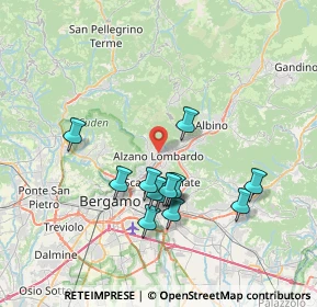 Mappa Via Capitano G. Grazioli, 24022 Alzano Lombardo BG, Italia (6.61692)