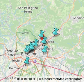 Mappa Via Capitano G. Grazioli, 24022 Alzano Lombardo BG, Italia (5.50545)
