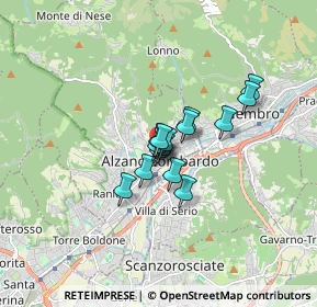 Mappa Via Capitano G. Grazioli, 24022 Alzano Lombardo BG, Italia (0.92467)
