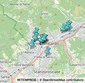 Mappa Via Capitano G. Grazioli, 24022 Alzano Lombardo BG, Italia (0.99385)