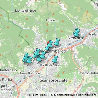 Mappa Via Capitano G. Grazioli, 24022 Alzano Lombardo BG, Italia (1.60231)