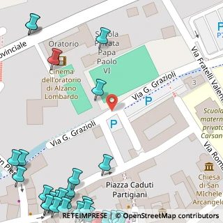 Mappa Via Capitano G. Grazioli, 24022 Alzano Lombardo BG, Italia (0.09655)
