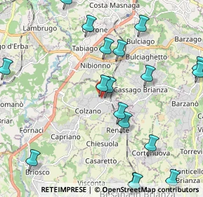 Mappa Piazza Italia, 20837 Veduggio con Colzano MB, Italia (2.684)