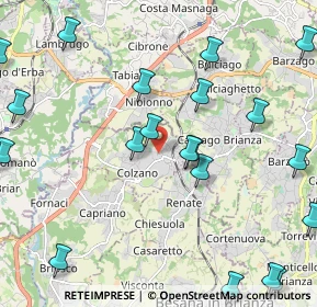 Mappa Piazza Italia, 20837 Veduggio con Colzano MB, Italia (2.75)
