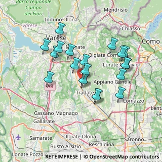 Mappa 21040 Venegono inferiore VA, Italia (6.4635)