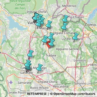 Mappa 21040 Venegono inferiore VA, Italia (8.2585)