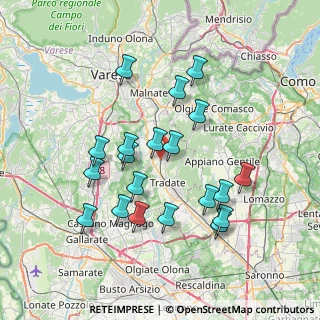 Mappa 21040 Venegono inferiore VA, Italia (7.041)