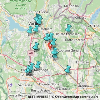 Mappa 21040 Venegono inferiore VA, Italia (7.33263)