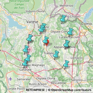 Mappa 21040 Venegono inferiore VA, Italia (7.40643)