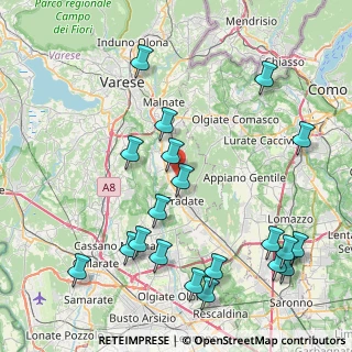 Mappa 21040 Venegono inferiore VA, Italia (10.0095)