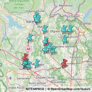 Mappa 21040 Venegono inferiore VA, Italia (7.963)