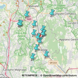 Mappa 21040 Venegono inferiore VA, Italia (3.04786)