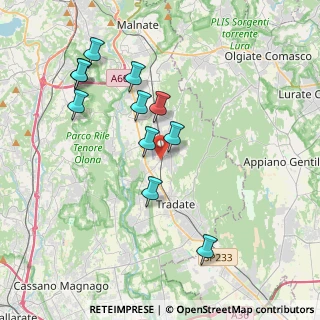 Mappa 21040 Venegono inferiore VA, Italia (3.76091)