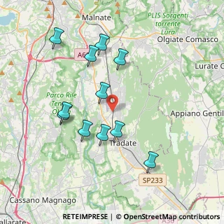 Mappa 21040 Venegono inferiore VA, Italia (3.71727)