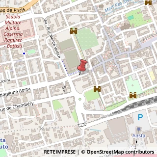Mappa Piazza della Repubblica, 11100 Aosta AO, Italia, 11100 Aosta, Aosta (Valle d'Aosta)