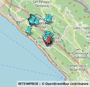 Mappa Località Santa Croce, 34151 Trieste TS, Italia (1.09259)