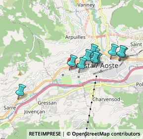 Mappa Via Chanoine Joseph Bréan, 11100 Aosta AO, Italia (1.51636)