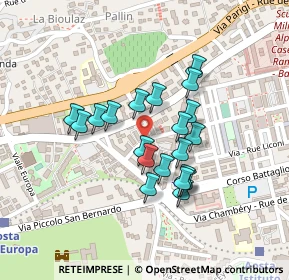 Mappa Via Chanoine Joseph Bréan, 11100 Aosta AO, Italia (0.171)