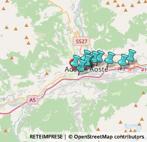 Mappa Via Chanoine Joseph Bréan, 11100 Aosta AO, Italia (2.2)