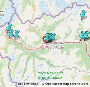 Mappa Via Chanoine Joseph Bréan, 11100 Aosta AO, Italia (15.73667)