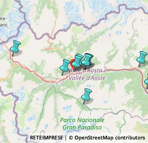 Mappa Via Chanoine Joseph Bréan, 11100 Aosta AO, Italia (14.38727)