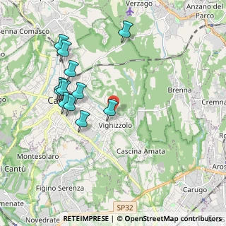 Mappa Via Monte Nero, 22063 Cantù CO, Italia (1.98833)