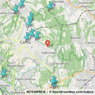 Mappa Via Monte Nero, 22063 Cantù CO, Italia (3.10818)