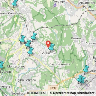 Mappa Via Monte Nero, 22063 Cantù CO, Italia (3.41846)